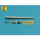 Aber German 88mm KwK 36 L/56 Tiger.I (Early) Barrel (AFV Club, Tamiya)