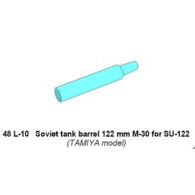 Aber Soviet Tank Barrel 122mm M-30 for SU-122 (Tamiya)