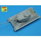Aber Russian 85mm ZiS-S-53 L/54,6 Tank Barrel for T-34/85 model 1943/44 (Hobby Boss)