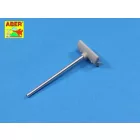 Aber US 76mm M1A2 Barrel With Thread Protector for Sherman M4 Series (Tamiya)