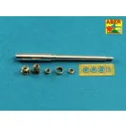 Aber German 88mm KwK 36 L/56 Barrel for Tiger.I Late (AFV Club, Tamiya)