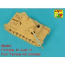 Aber Models German 75 mm Barrel for  Pz.Kpfw. IV, Ausf.H late - Ausf.J early