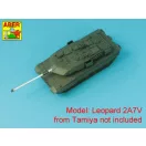 Aber Models 120 mm L/55 Barrel for German Tank Leopard 2A7V