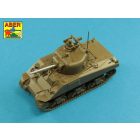 Aber Russian U.S. 75mm M3 tank barrel for Sherman M4 (Italeri)