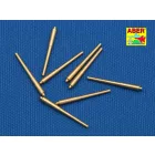Aber 381mm Short Barrels for Turrets Without Antiblast Covers for HMS Hood