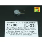 Aber 133mm (5,25in) Barrels QF Mk.I for Ships Anson, Duke of York, Howe, King George V, Prince of Wales and Cruisers Dido Type