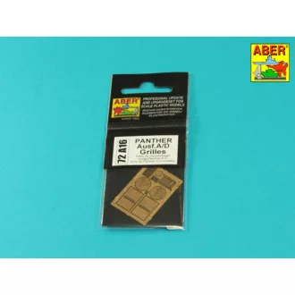 Aber Models Panther, Ausf.A/D- Grilles