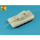Aber 128mm KwK 44 L/55 Barrel for German Super Heavy Tank E-100