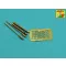 Aber Models Set of 2 barrels for German 7,92 mm MG 17aircraft machine guns
