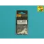 Aber Models Set of 2  barrels for British Browning .303 aircraft machine guns with  flash hiders