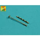 Aber Models Set of 2  barrels for British Browning .303 aircraft machine guns with  flash hiders