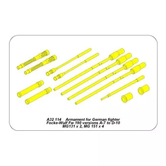 Aber Armament for German fighter Fw-190 A7-D10
