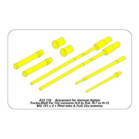   Aber Armament for German fighter Fw-152 versions H-0 to H-4; H-7 to H12