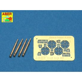   Aber Set of 4 barrels for German Oerlikon 20mm aircraft machine guns MG FF with sights