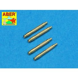   Aber Set of 4 barrel tips for German 13 mm MG.131 aircraft machine gun