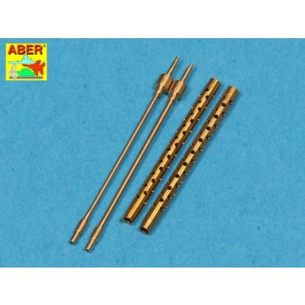 Aber Set of 2 barrels for Japan Type 3 MG. Fits to every Japanese fighter using 13,2 mm Type 3 aircraft machine guns used on Mitsubishi A6M5B/A6M5C, A6M7, A6M8 'Zero' (Hasegawa, Tamiya)