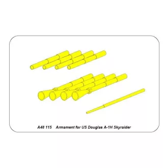 Aber Armament for US Douglas A-1H Skyraider