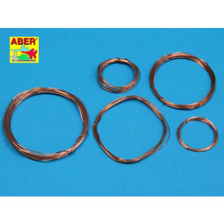 Aber Wires Set dia 0.2, 0.3, 0.4, 0.5, 0.6mm length 1m each