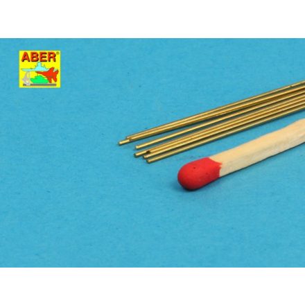 Aber Brass Round Rods dia 0,5mm, length 245mm