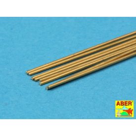 Aber Brass Round Rods dia 0,6mm, length 245mm