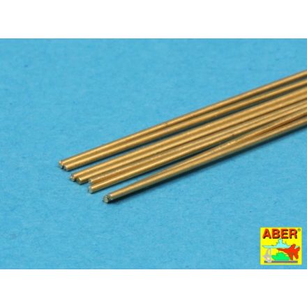 Aber Brass Round Rods dia 0,6mm, length 245mm