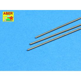 Aber Brass Round Rods dia 1.1mm, length 245mm