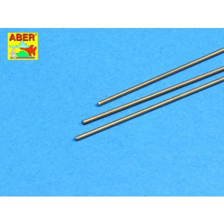 Aber Brass Round Rods dia 1.1mm, length 245mm