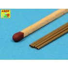 Aber Brass Tubes Ø1,00x0,20 mm length 245 mm x 4 pcs.