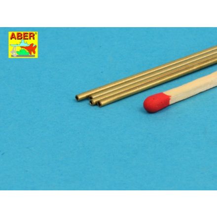 Aber Brass Tubes 1.3x0.2mm length 245mm