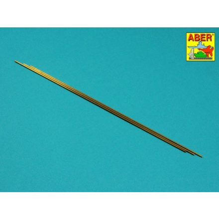Aber Brass Tubes 2,0 x 0,3mm lenght 250mm x 3 pcs.