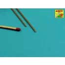 Aber Brass flat rods 1,5x1,0 mm length 245mm x2 pcs.