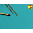 Aber Brass flat rods 1,5x1,0 mm length 245mm x2 pcs.