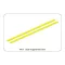 Aber Brass hexagonal rods 1,5mm length 245mm x2 pcs.