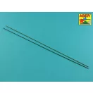 Aber Brass hexagonal rods dia 1,0mm, lenght 245mm 2x pcs