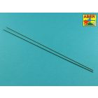 Aber Brass hexagonal rods dia 1,0mm, lenght 245mm 2x pcs