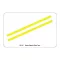 Aber Brass square rods 1,0mm length 245mm x2 pcs.