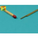 Aber Brass square rods 1,0mm length 245mm x2 pcs.