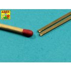 Aber Brass square rods 1,5 mm length 245mm x2 pcs.