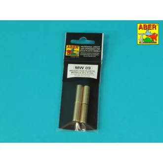 Aber Models WEIGHT FOR PLASTIC  MODELS 25 x 9 mm x 4 pcs.