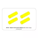 Aber Models WEIGHT FOR PLASTIC  MODELS 25 x 9 mm x 4 pcs.