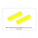 Aber Models WEIGHT FOR PLASTIC  MODELS 50 x 10 mm x 2 pcs.