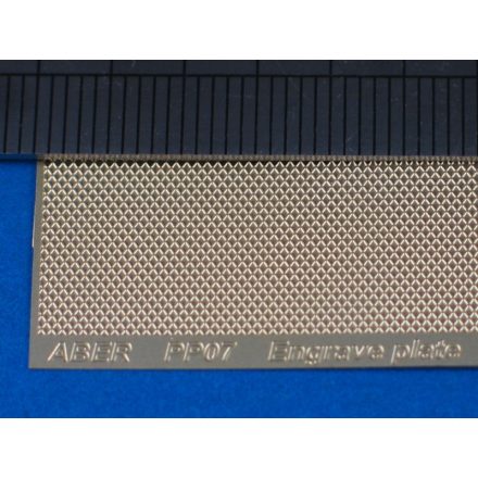 Aber Engrave Plate 88x57mm Brass pattern - 07