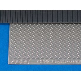   Aber Engrave Plate 140x77mm Brass - Modern Type 1x1 strips 1:24/25 scale