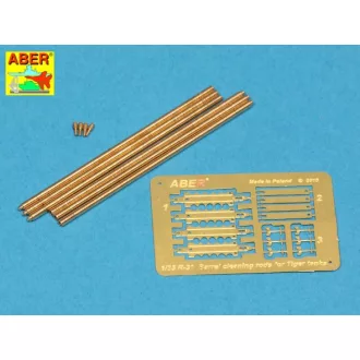  Aber German Barrel Cleaning Rods with Brackets for King Tiger
