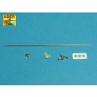 Aber Set of Early Type Russian Aerials R-113 for Tanks T-54, T-55