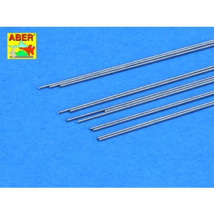 Aber Steel Round Rods dia 0.4mm length 245mm