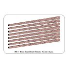 Aber wood round rods dia. 4mm, length 250mm x8 pcs