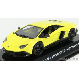   EDICOLA LAMBORGHINI AVENTADOR LP720-4 50th ANNIVERSARY 2013 - CON VETRINA - WITH SHOWCASE