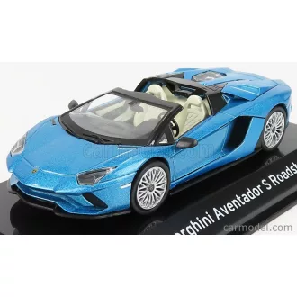   EDICOLA LAMBORGHINI AVENTADOR S ROADSTER 2017 - CON VETRINA - WITH SHOWCASE