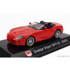   EDICOLA DODGE VIPER SRT-10 SPIDER 2003 - CON VETRINA - WITH SHOWCASE